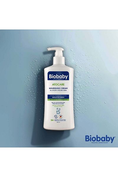 Biobaby سيراميد بريبيوتيك أوميجا 3 كريم مغذي 500 مل - 6 دقيق الشوفان