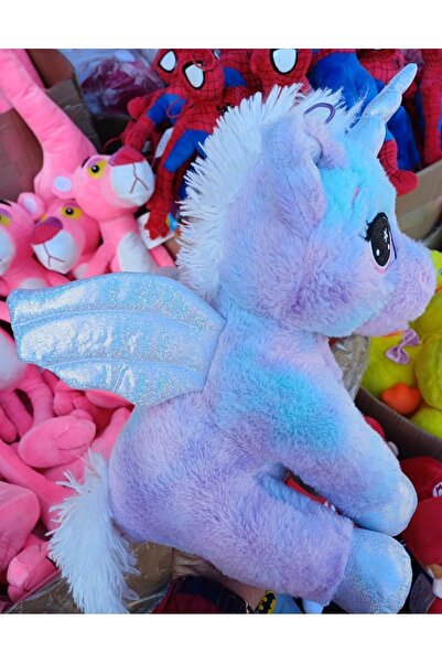 OYUNCAKSAHİLİ UNİCORN PELUŞ 40x35cm PEGASUS OYUNCAK AA KALİTE HEDİYELİK KADİF...