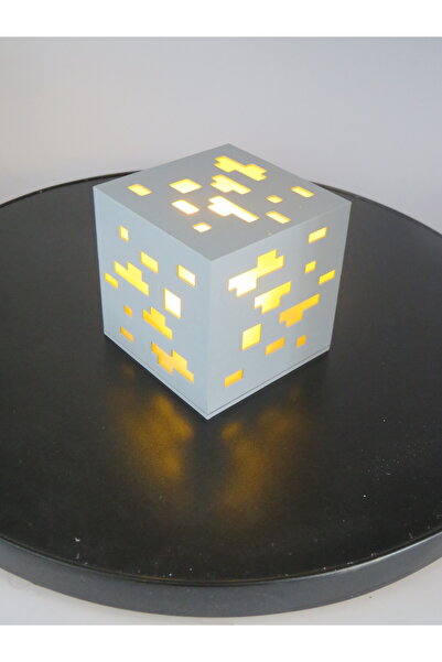 MODA Pikselli Blok Gece Lambası | Oyuncu Temalı Dekoratif Işık