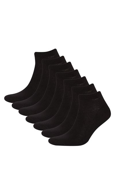 DeFacto 7-teilige Baumwoll-Booties-Socken für Herren E7691axns
