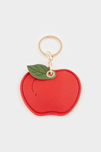 DeFacto Women's Apple Motif Charm Keychain E6642Axns