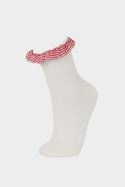 DeFacto 2-teilige lange Baumwollsocken für Mädchen E6262a8ns