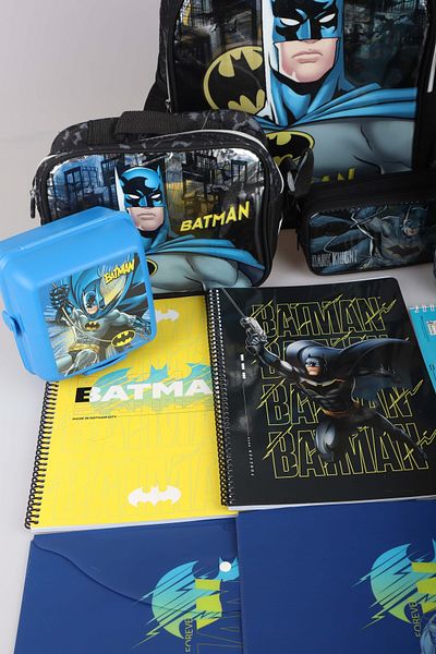 Batman Nutrition Gain with School Bag, 500 ml Tritan Flask and Side
