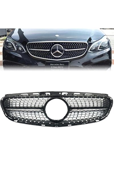 gkl Mercedes E Serisi W212 Ön Panjur Krom/Siyah Diamond 2013-2015