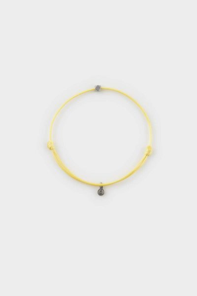 DeFacto Atolyewolf X Unisex Ip Steel Piece Gelbes Glücksarmband E6205axns