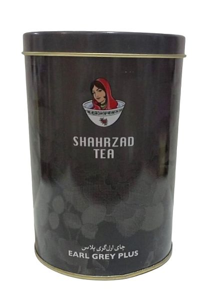 SHAHRZAD Sharzad Tea Earl Gray Plus 500 Gr Metal Box Intense Bergamot Flavored Tea