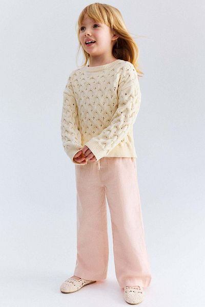 H&M Linen-blend trousers