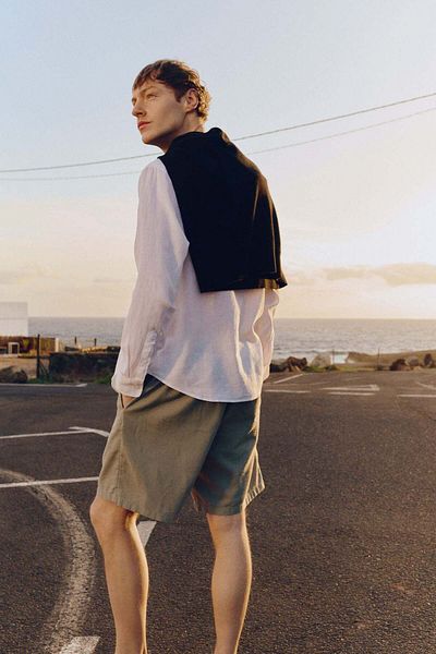 H&M Regular Fit Linen-blend shorts