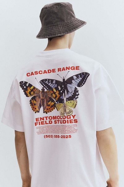 H&M Oversized Fit Printed T-shirt