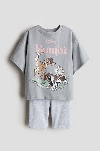 H&M مجموعة مطبوعة من قطعتين