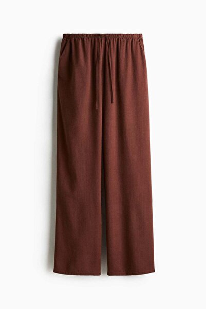 H&M Straight drawstring trousers