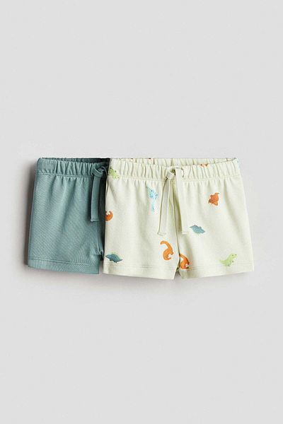 H&M شورت قطني مكون من قطعتين