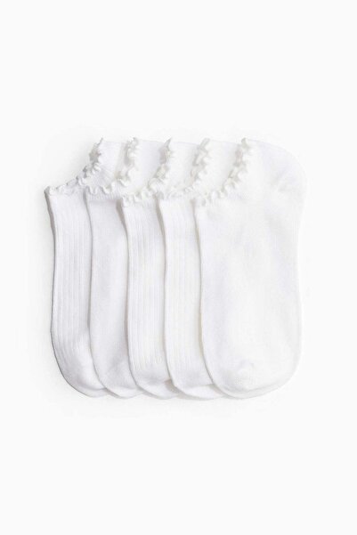 H&M مجموعة من 5 جوارب بدون ساق