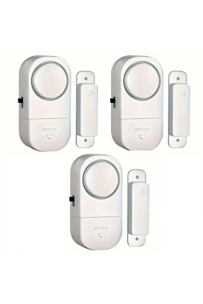 DIY 3 أنظمة إنذار لاسلكية مدمجة، إنذار ضد السرقة مع تنبيه صوتي فوري؛ تركيب سه...