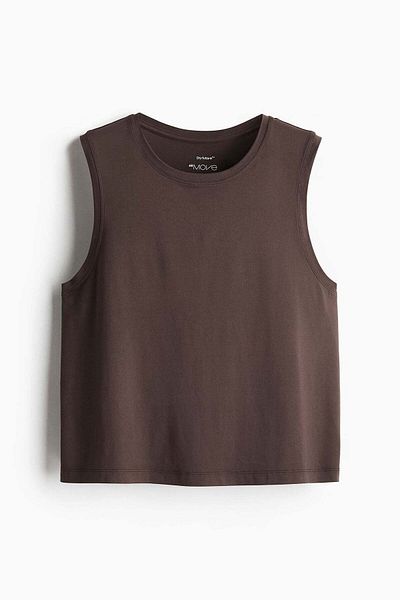 H&M Boxy-style Sports Vest Top In Drymove™