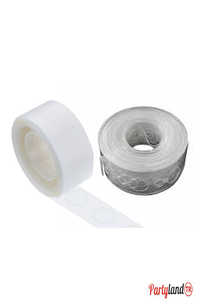 PartylandTR Balon Yapıştırma Bandı 100 Lü Ve Balon Zinciri Yapma Aparatı 5 Mt.
