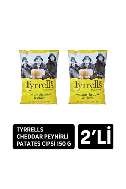 ZAYKA Tyrrells Cheddar Peynirli Patates Cipsi 2 X 150 g