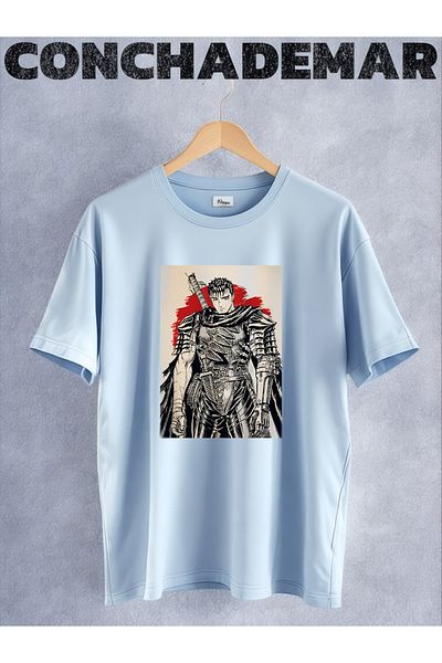 Vordevia Тениска с голям размер с щампа на аниме Berserk