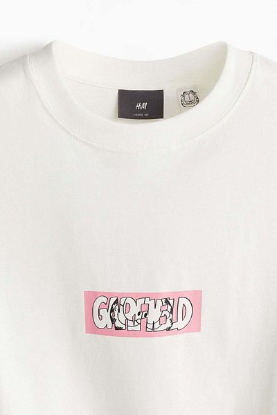 H&M Loose Fit Printed T-shirt