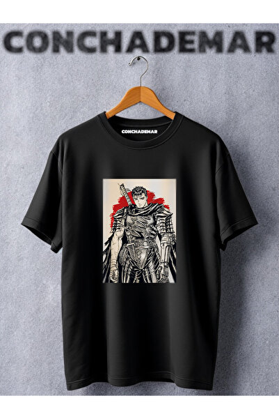 Vordevia Berserk Anime Štampano Oversize kroj T-shirt