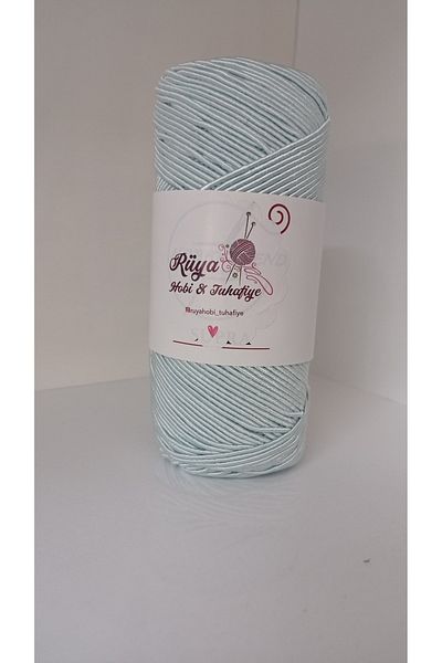 rüya hobi Slim Supra Single 200 Gr, Κερωμένο κορδόνι, Supla, Runner, Κορδόνι τσάντας, Κορδόνι βραχιολάκι, Κορδόνι Pase (Μέντα)