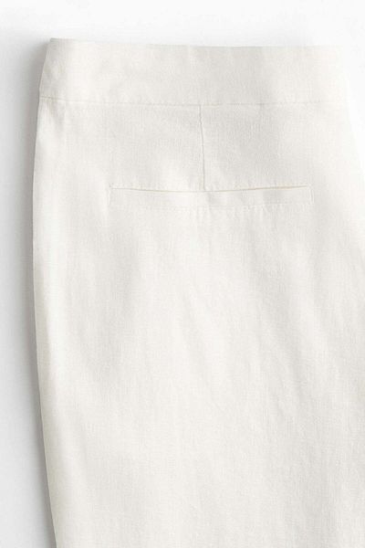 H&M Linen-blend Tailored Trousers