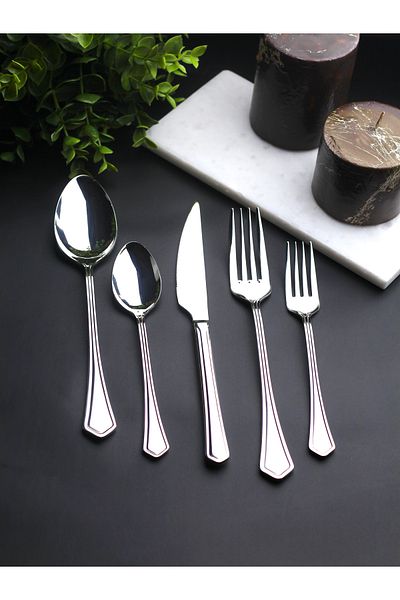 Rollers Petra 60 Piece Cutlery Set for 12 People