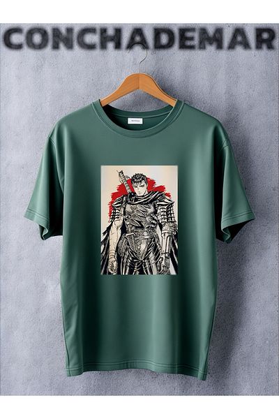 Vordevia Μπλουζάκι Berserk Anime με στάμπα Oversize