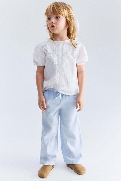 H&M Linen-blend trousers