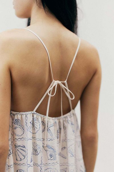 H&M Tie-detail maxi dress