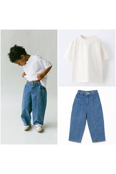 MİO Set de tricou alb cu pantaloni unisex