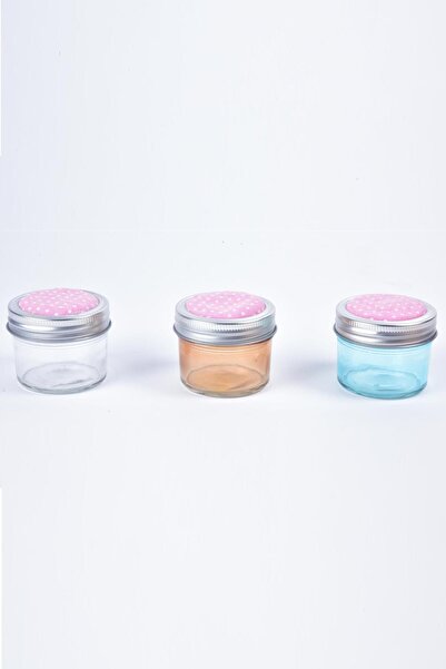 SETABIANCA Seta Vintage Düğme Kavanozu İğnelik Kapak Desen A 6X7 Cm