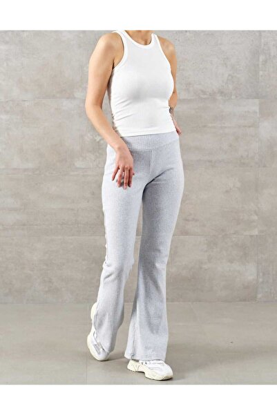 OFLAZ BUTİK HOUSE Fitilli Ispanyol Paça Pantolon Oflaz Butik House