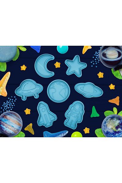 barsdepo Space Set - Cookie Molds