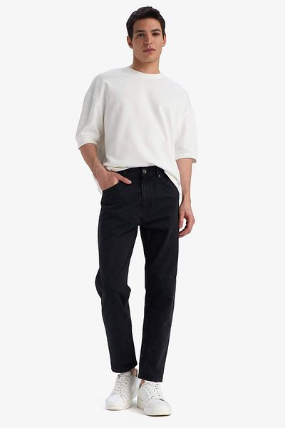 DeFacto 100% βαμβάκι 90's Slim Fit Skinny Fit Ψηλόμεσο Skinny Leg Jean Παντελόνι E9202ax25sp