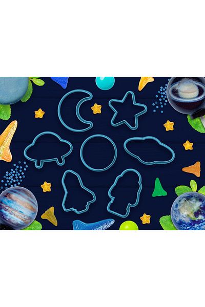barsdepo Space Set - Cookie Molds