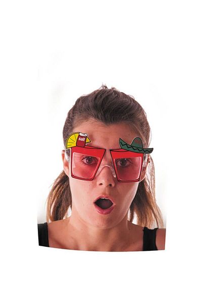 SAVA HOME COLLECTİON Mexican Hat Party Glasses Gold Color