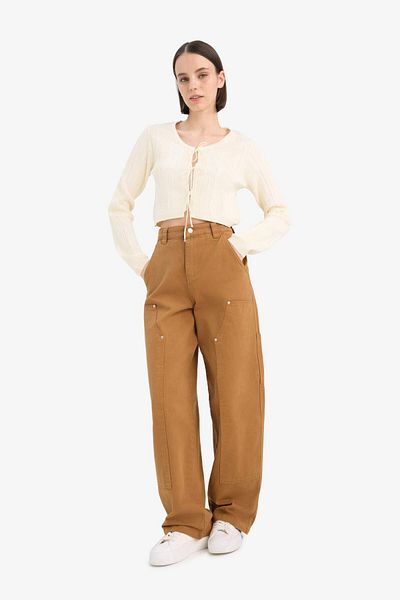 DeFacto Slim Fit Slim Fit Crew Neck Knitwear E7648Ax25Sp