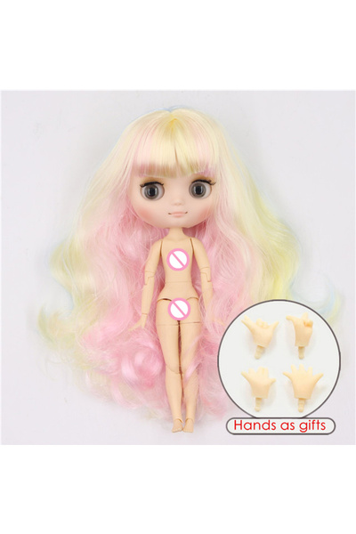 Choice دمية عارية (20 سم) وجه غير لامع - دمية دي بي إس بلايث ميدى، جسم مشترك، وجه غير لامع 1/8 بي جي دي، 20 سم، لعبة فتاة أنمي