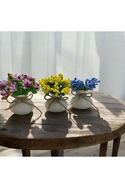 Triple Decorative Mini Set with Flowers