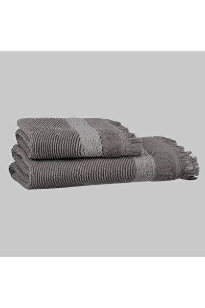 Sarev Street Dark Grey 100% Βαμβακερή Πετσέτα 80*150 εκ. Σκούρο Γκρι