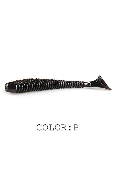Choice 97mm 6pcs P 2023 Supercontinent Impact Ring Shad Fishing Lure Soft 20p...