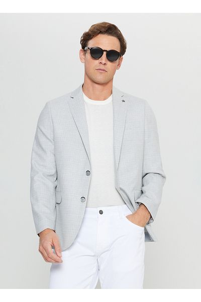 ALTINYILDIZ CLASSICS Altınyıldız Classics Regular Fit Γκρι ανδρικό μπουφάν ACE004252190_GRI