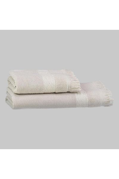 Sarev Μπεζ 50*90 cm Πετσέτα 100% βαμβάκι