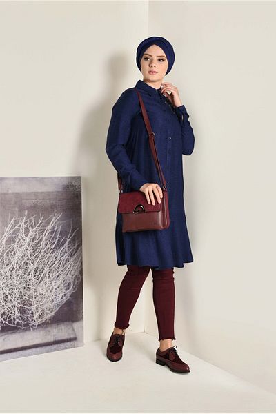 Alvina Embroidered Buttoned Tunic 4737