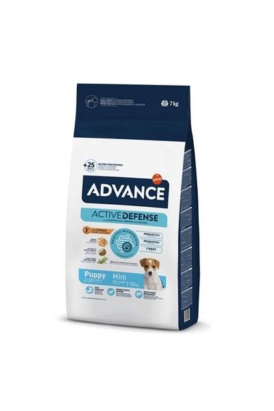 Advance جرو ميني دجاج طعام للكلاب من السلالات الصغيرة 7 كجم