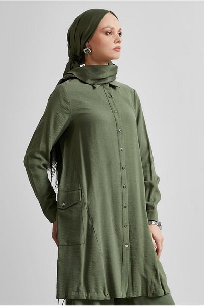 Alvina Tunic with Ruched Detail 44814