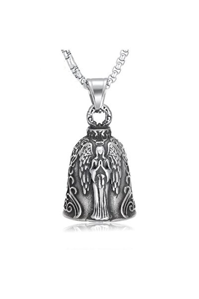 Choice AL12819-سلسلة قلادة جرس الحب على شكل أجنحة ملاك على طراز البانك، قلادة...