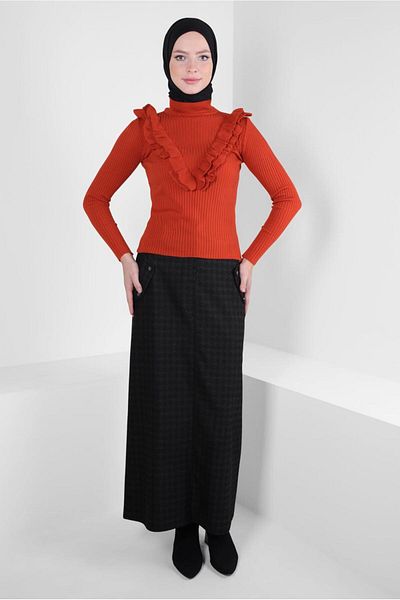 Alvina SWEATER WITH RIFFIR DETAIL 44070