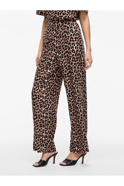 VILA Hose VILIOPANA Leoprint